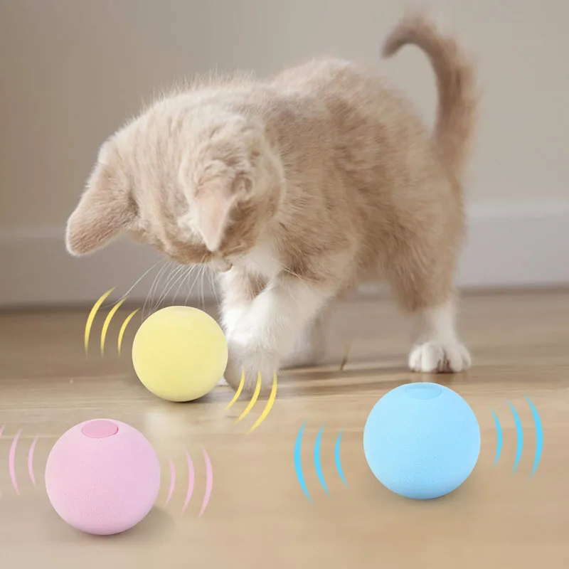 Smart Cat Toys Interactive Ball Catnip Cat Training Toy Pet Playing Ball Pet Squeaky Supplies Products Toy for Cats Kitten Kitty
Smart Cat Toys Interactive Ball Catnip Cat Training Toy Pet Playing Ball Pet Squeaky Supplies Products Toy for Cats Kitten Kitty