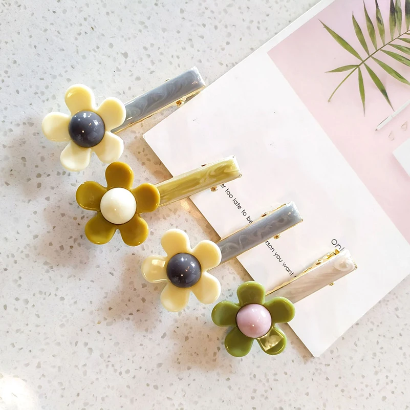 New Fashion Cute Flower Hairclips For Girl Arcylic Lovely Simple Hair Clip For Women Handmade Pretty Hairpins For Child Headwear
New Fashion Cute Flower Hairclips For Girl Arcylic Lovely Simple Hair Clip For Women Handmade Pretty Hairpins For Child Headwear