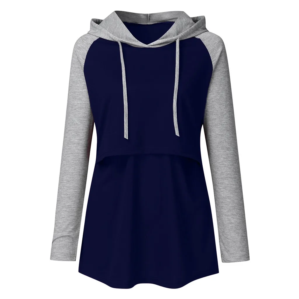 SAGACE Pullover Hoodies Breastfeeding Top For Women Pregnant Clothes Casual Loose Maternity Clothes Nusring Splicing Tops
SAGACE Pullover Hoodies Breastfeeding Top For Women Pregnant Clothes Casual Loose Maternity Clothes Nusring Splicing Tops