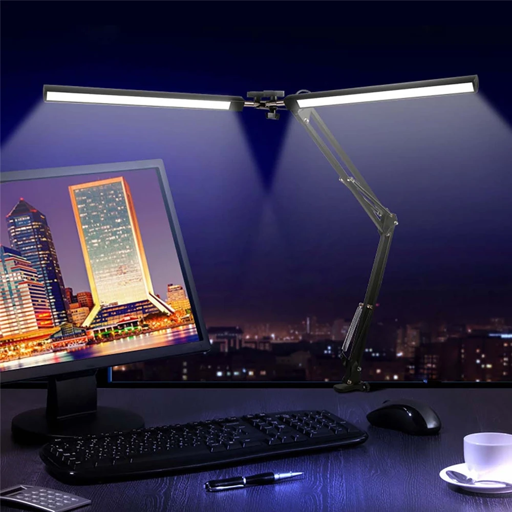 Double-Headed Table Clamp Folding Desk Lamps 12V 24W 120LEDs Portable Multifunctional Study Reading Light Desk Clamp USB Plug-in
Double-Headed Table Clamp Folding Desk Lamps 12V 24W 120LEDs Portable Multifunctional Study Reading Light Desk Clamp USB Plug-in