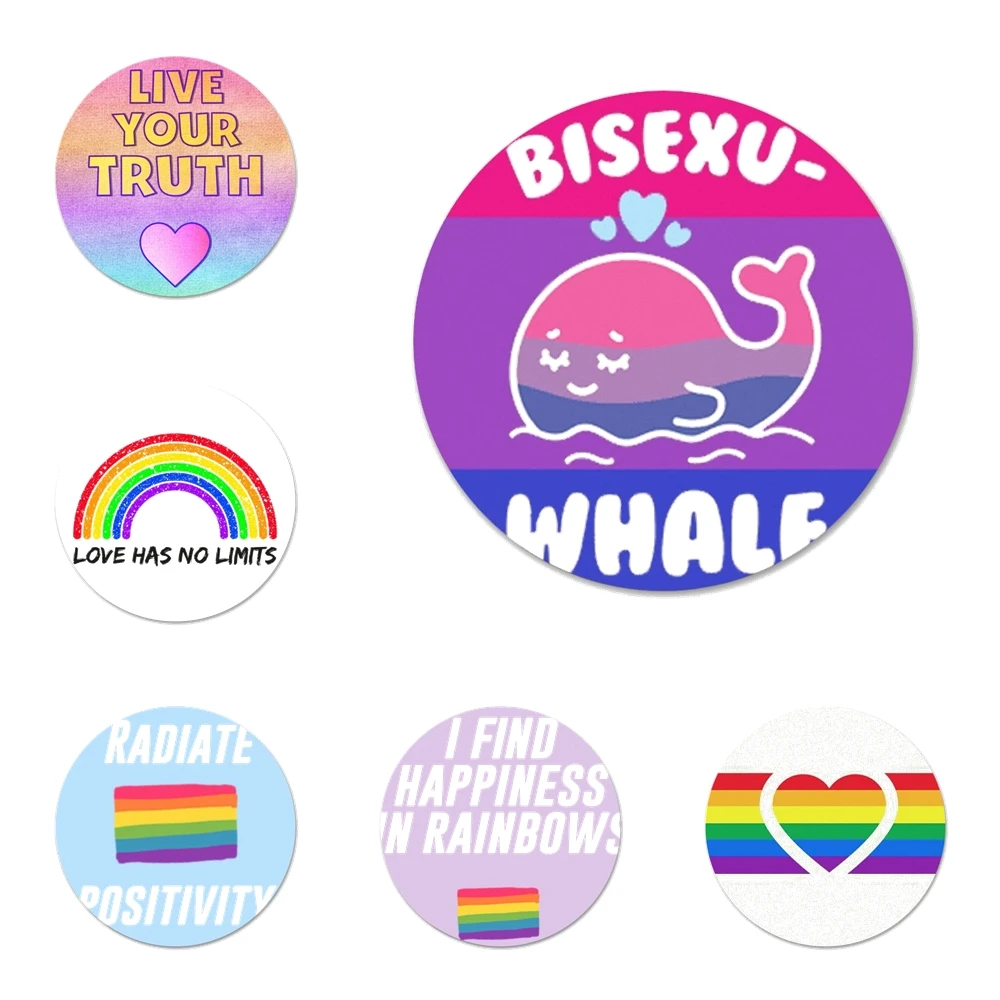 Gay Lesbian LGBT Rainbow Badge Brooch Pin Accessories For Clothes Backpack Decoration gift
Gay Lesbian LGBT Rainbow Badge Brooch Pin Accessories For Clothes Backpack Decoration gift