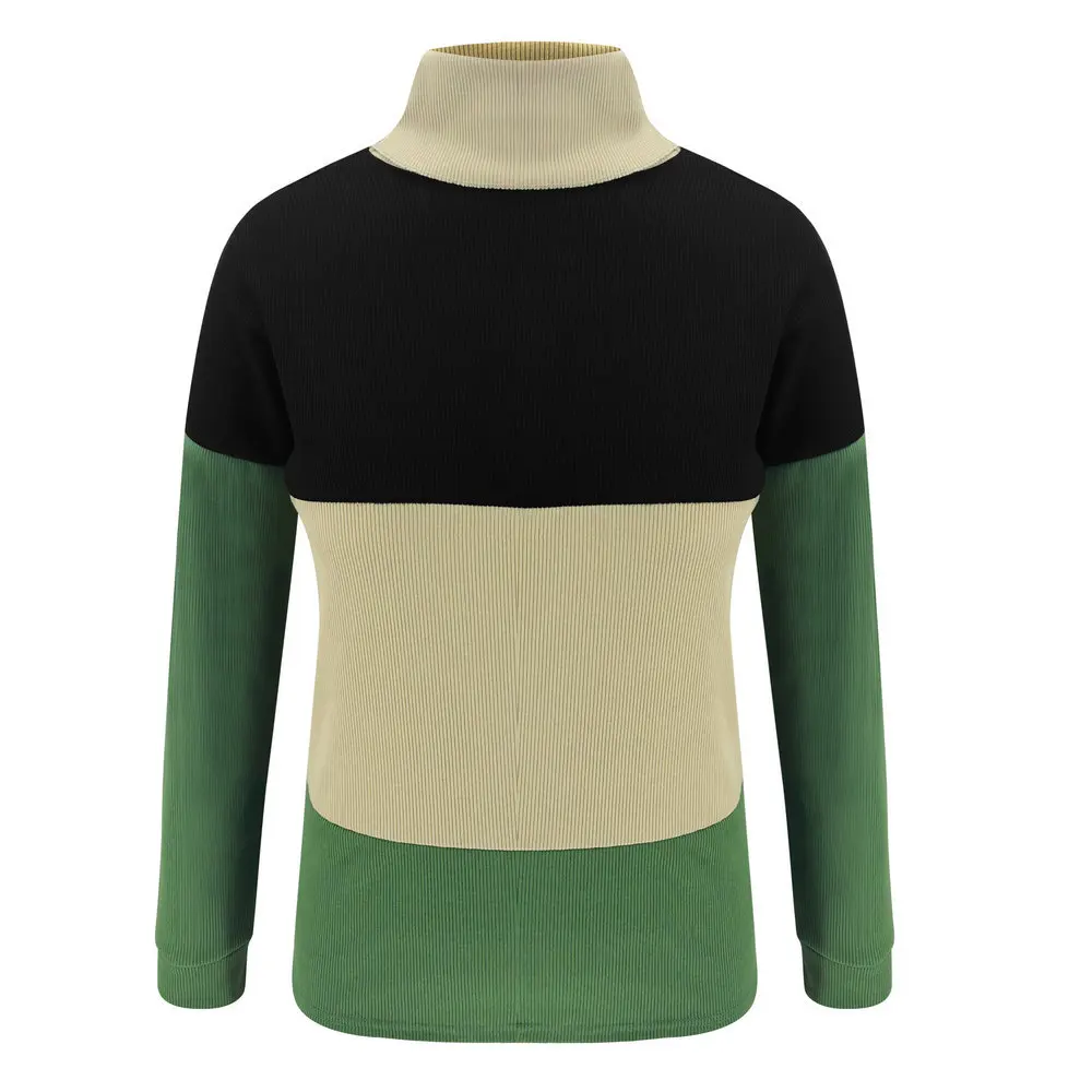 Women's Straight Type Green Sweater 2019 Autumn Winter Sexy Korean Sweaters Fashion Long Sleeve Solid Splice Loose Tops Sweater
Women's Straight Type Green Sweater 2019 Autumn Winter Sexy Korean Sweaters Fashion Long Sleeve Solid Splice Loose Tops Sweater