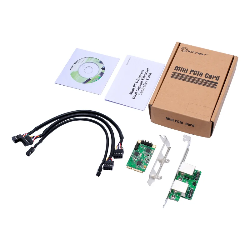 Mini PCI-e 2 Port Gigabit Ethernet Card Network Adapter 10/100/1000Mb For Server
Mini PCI-e 2 Port Gigabit Ethernet Card Network Adapter 10/100/1000Mb For Server