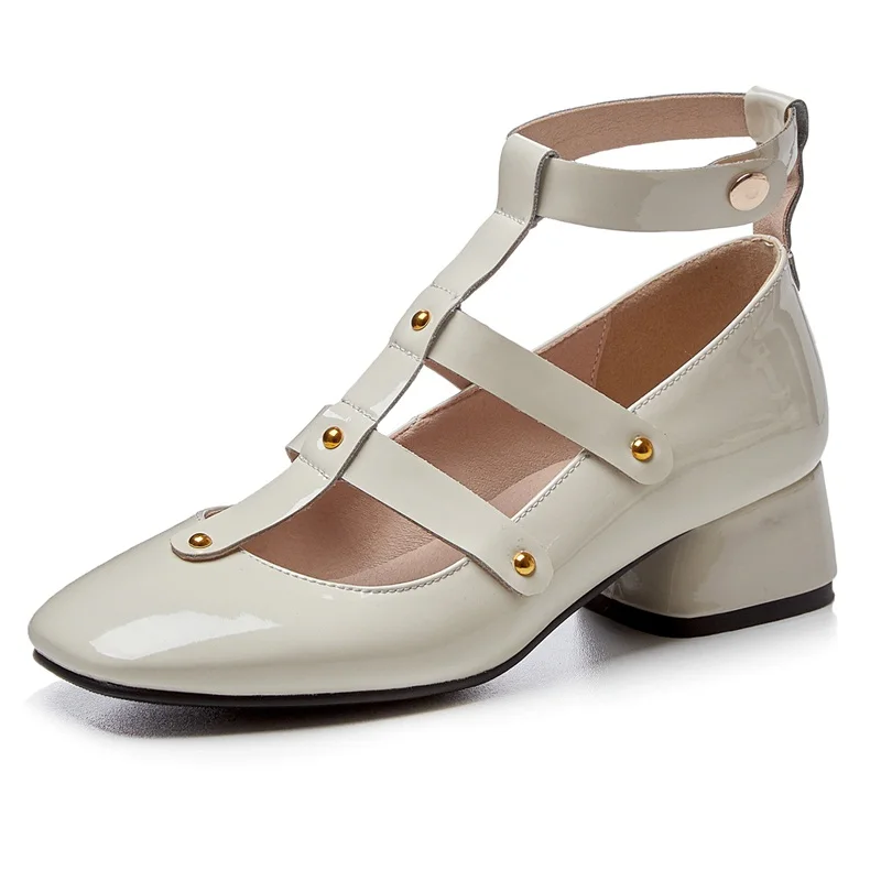women shoes 2020 new fashion women pumps genuine leather square heels rome style black beige shoes woman dress casual shoes
women shoes 2020 new fashion women pumps genuine leather square heels rome style black beige shoes woman dress casual shoes