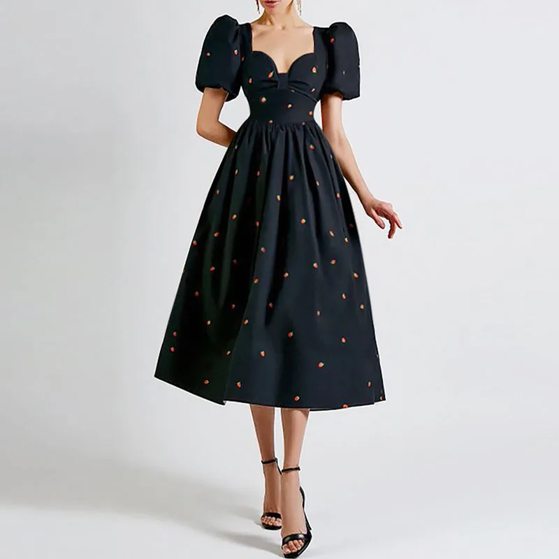 Women Princess Vintage Champagne High Waist V-Neck A-Line Party Formal Evening Dress
Women Princess Vintage Champagne High Waist V-Neck A-Line Party Formal Evening Dress