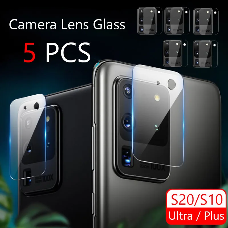 5Pcs Tempered Glass Camera Lens for Samsung Galaxy S20 Ultra Protector S20 Plus S10 S 20 10 E + S20plus S20ultra Protective Film
5Pcs Tempered Glass Camera Lens for Samsung Galaxy S20 Ultra Protector S20 Plus S10 S 20 10 E + S20plus S20ultra Protective Film