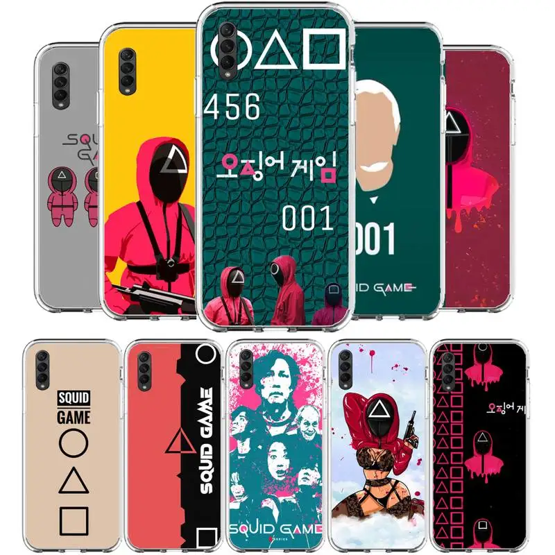 Funny Squid Game Phone Case For Samsung A10 A30 A40 A50 A70 A51 A52 A71 A12 A21S A31 A20 30S A50S clear cover
Funny Squid Game Phone Case For Samsung A10 A30 A40 A50 A70 A51 A52 A71 A12 A21S A31 A20 30S A50S clear cover