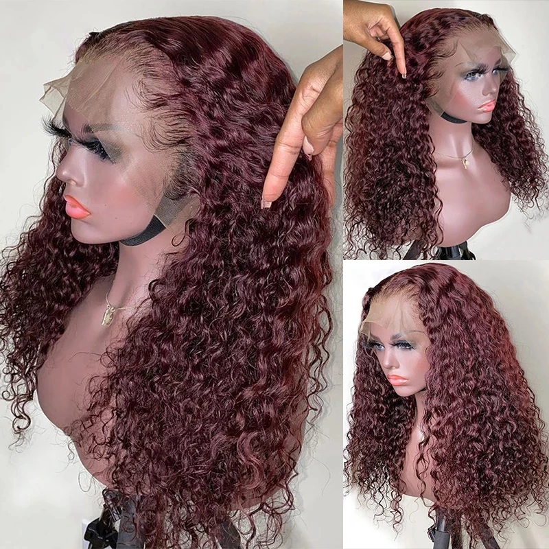 99J 180% Density Wine Red Kinky Curly Lace Front Wig Synthetic For Black Women 26 Inch Middle Part Long Heat Resistant Babyhair
99J 180% Density Wine Red Kinky Curly Lace Front Wig Synthetic For Black Women 26 Inch Middle Part Long Heat Resistant Babyhair
