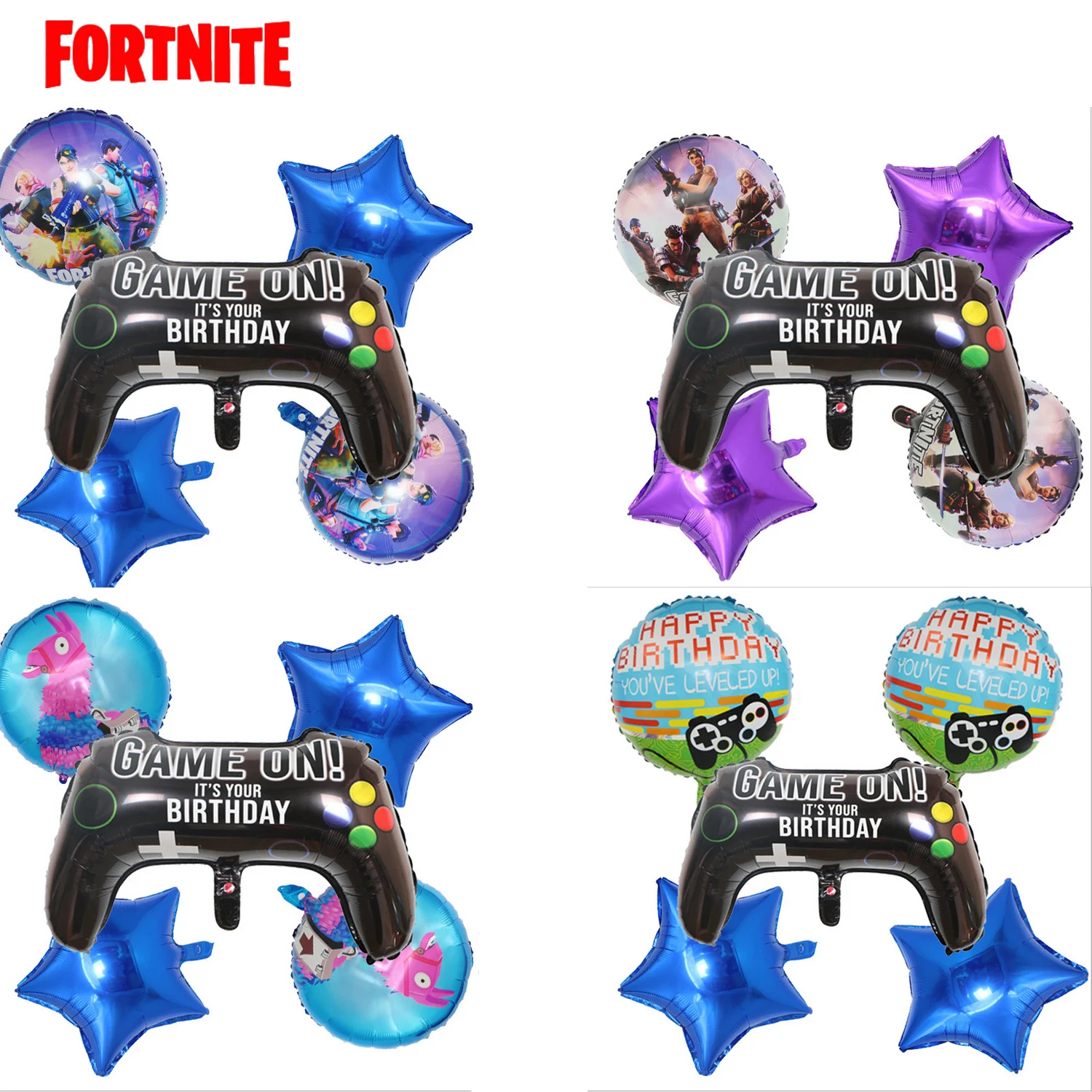 Fortnite воздушные шары игровой шар крепость ночь надувной пиньята тема вечерние