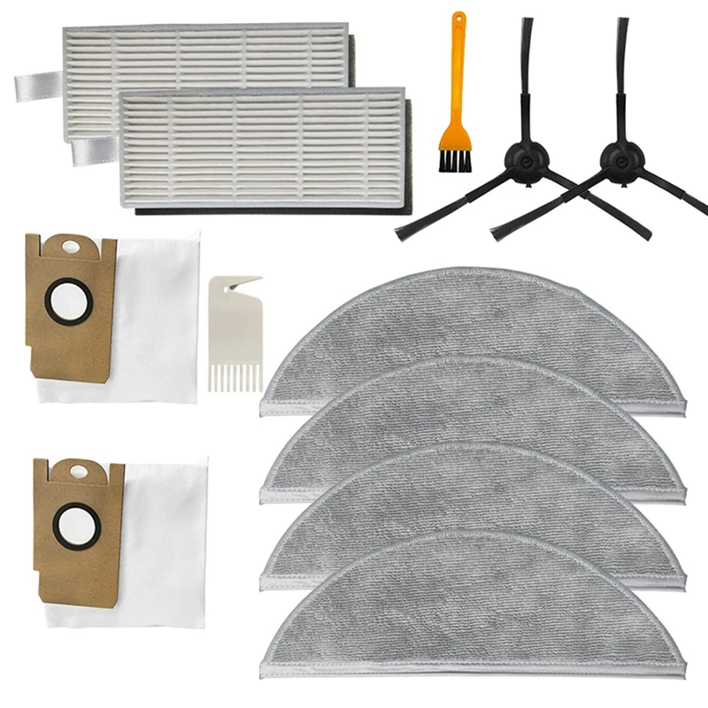 12PCS Replaceable Accessories HEPA Filters Dust Bag Side Main Brush For Xiaomi Lydsto R1 Robot Vacuum Cleaner Parts
12PCS Replaceable Accessories HEPA Filters Dust Bag Side Main Brush For Xiaomi Lydsto R1 Robot Vacuum Cleaner Parts