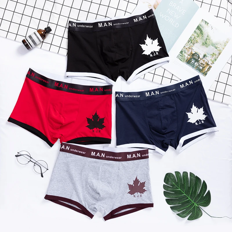 Nanjiren Men's Cotton Boxer Pants Youth Antibacterial Refreshing Breathable Cotton Underpants Men's Pants 4 Pack
Nanjiren Men's Cotton Boxer Pants Youth Antibacterial Refreshing Breathable Cotton Underpants Men's Pants 4 Pack