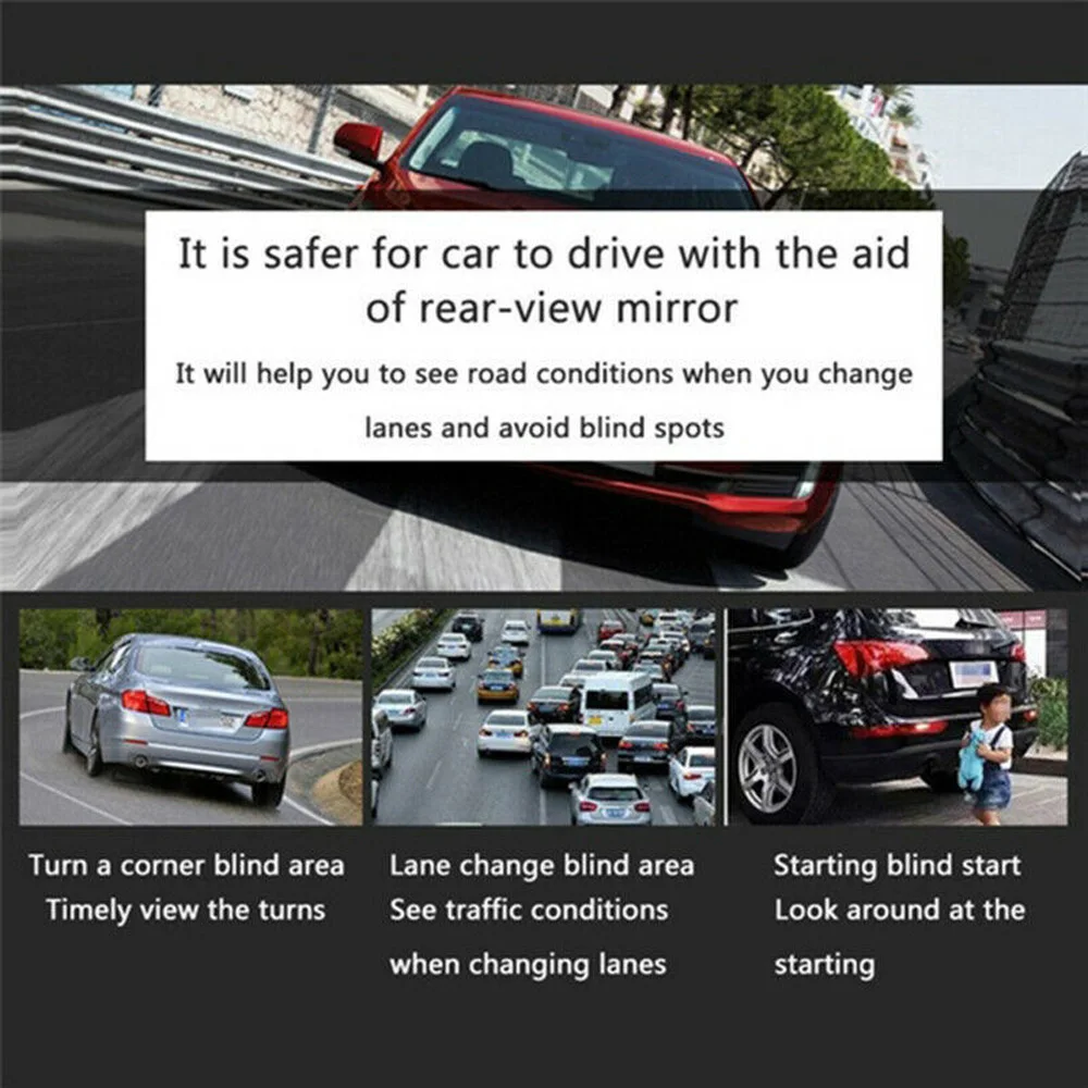 Wide angle Blind spot mirror Replacement Car Adjustable 360 degree Accessories Glass
Wide angle Blind spot mirror Replacement Car Adjustable 360 degree Accessories Glass