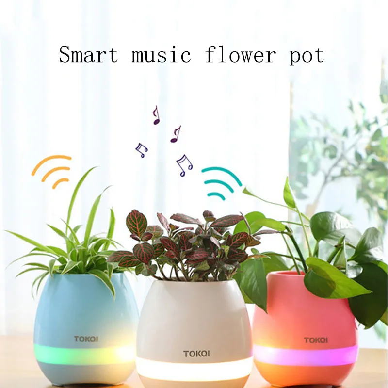 Креативная Bluetooth-колонка музыкальная ваза сенсорная Индукционная комнатный