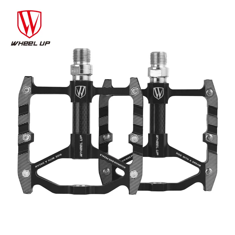 WheelUp Aluminum Alloy Pedal Non-slip Large Tread Mountain Bike Bearing Bearing Palin Bicycle Pedals Mtb Accessories for Cycling
WheelUp Aluminum Alloy Pedal Non-slip Large Tread Mountain Bike Bearing Bearing Palin Bicycle Pedals Mtb Accessories for Cycling