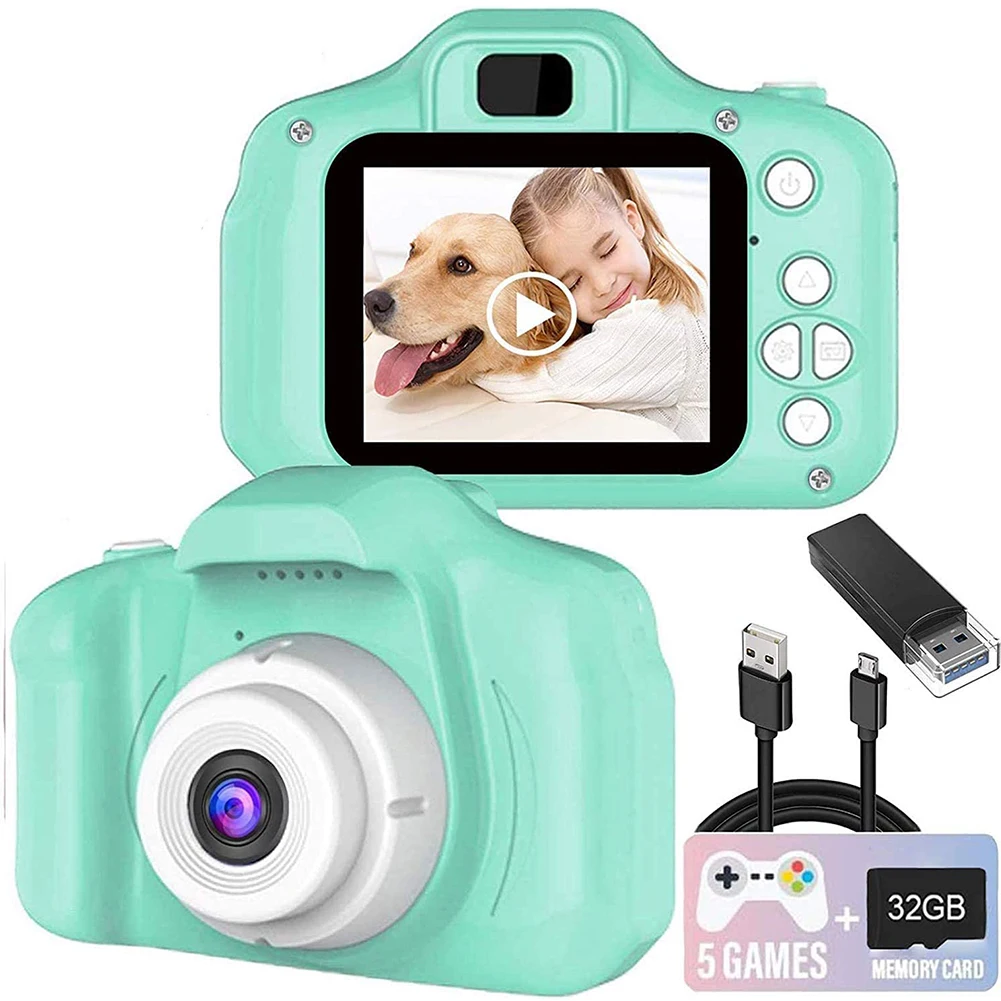 Children Kids Camera Educational Toys for Baby Gift Mini Digital Camera 1080P Projection Video Camera with 2 Inch Display Screen
Children Kids Camera Educational Toys for Baby Gift Mini Digital Camera 1080P Projection Video Camera with 2 Inch Display Screen