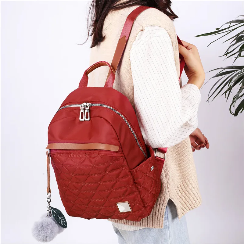 Red Brand Ladies Backpack New Hair Ball Youth Girl Student Bag Main Style Luxury Women Bags Designer Purse 
Red Brand Ladies Backpack New Hair Ball Youth Girl Student Bag Main Style Luxury Women Bags Designer Purse