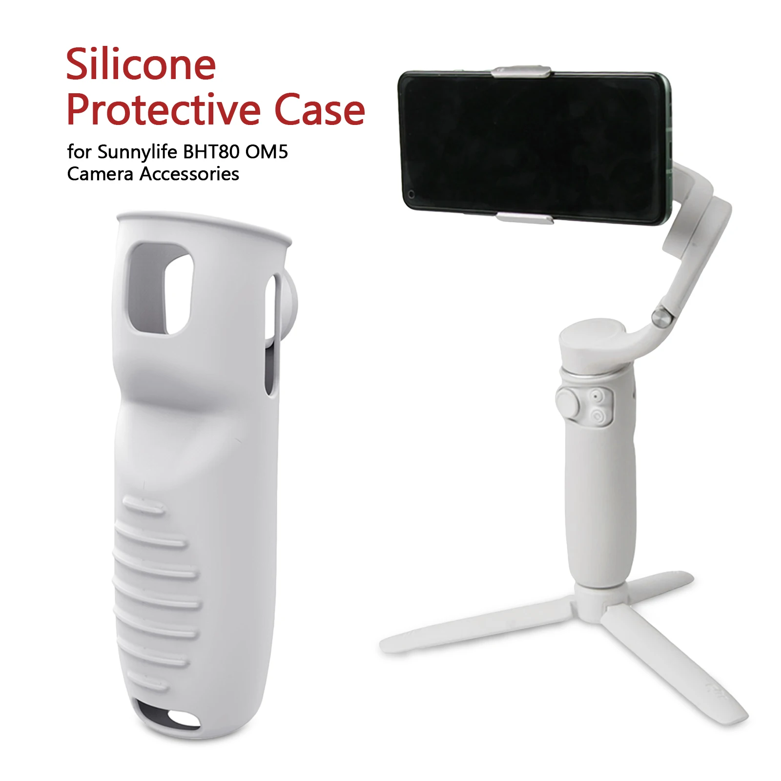 Sunnylife BHT80 OM5 Camera Handle Silicone Protective Scratch And Dustproof Handle Cover
Sunnylife BHT80 OM5 Camera Handle Silicone Protective Scratch And Dustproof Handle Cover
