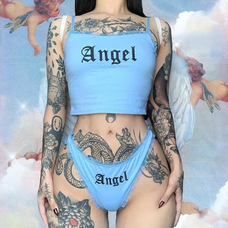 Women Tops Tank Top Female Summer pink Crop Top Seamless Underwear Basic Tanks Sexy Lingerie Camisole Letter printing Slim Suit
Women Tops Tank Top Female Summer pink Crop Top Seamless Underwear Basic Tanks Sexy Lingerie Camisole Letter printing Slim Suit
