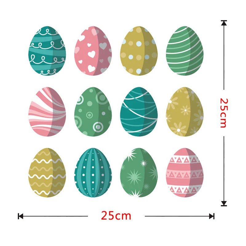 Easter Wall Sticker Happy Cartoon Eggs Home Decoration Removable Sticker for Wall Window Decor Bedroom Living Room Decoration 
Easter Wall Sticker Happy Cartoon Eggs Home Decoration Removable Sticker for Wall Window Decor Bedroom Living Room Decoration