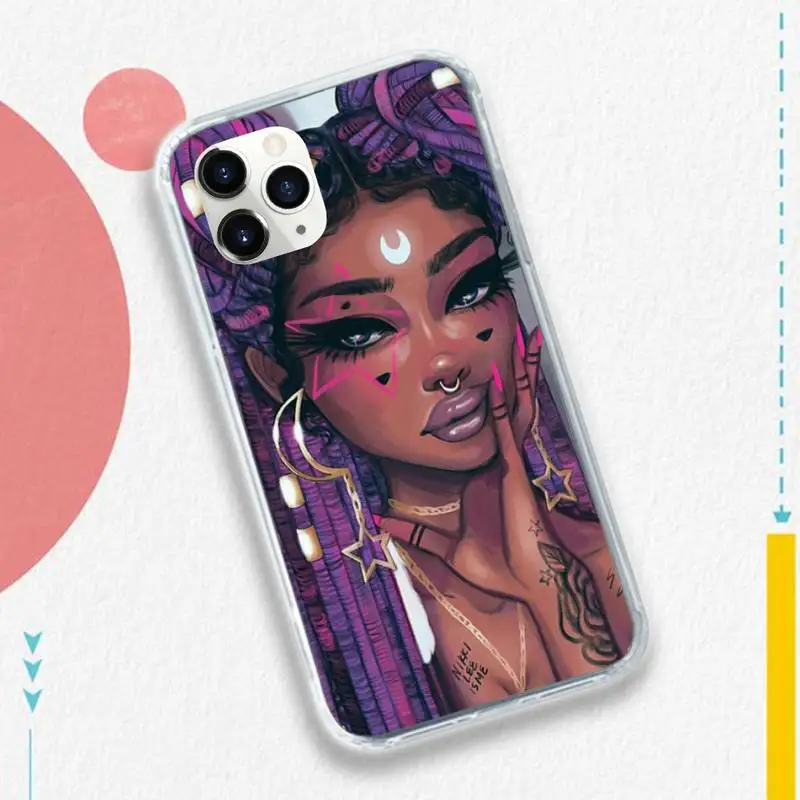 Black african girl women Phone Case for iPhone 11 12 pro XS MAX 8 7 6 6S Plus X 5S SE 2020 XR
Black african girl women Phone Case for iPhone 11 12 pro XS MAX 8 7 6 6S Plus X 5S SE 2020 XR