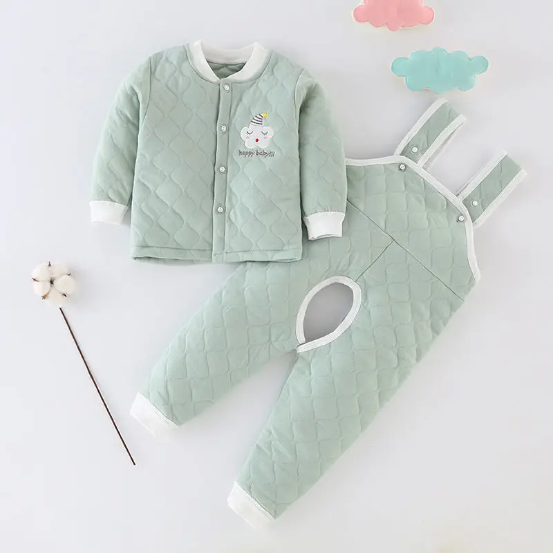 Cotton Kid Overalls Set Winter Warm Newborns Clothes Suit Cute Style Autumn Winter Toddler Clothing Long Sleeve Children Pajamas
Cotton Kid Overalls Set Winter Warm Newborns Clothes Suit Cute Style Autumn Winter Toddler Clothing Long Sleeve Children Pajamas