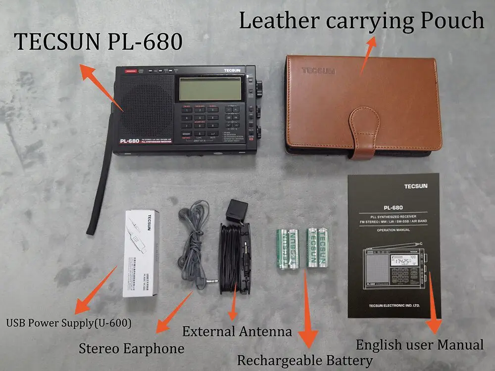 Tecsun PL-680 Radio FM Digital Tuning Full-Band FM/MW/SBB/PLL SYNTHESIZED Stereo Radio Receiver Portable Speaker Auto sleep 
Tecsun PL-680 Radio FM Digital Tuning Full-Band FM/MW/SBB/PLL SYNTHESIZED Stereo Radio Receiver Portable Speaker Auto sleep
