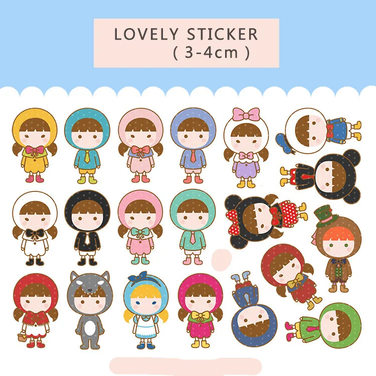 40PCS Cartoon cute girl Stickers Crafts And Scrapbooking stickers book Student label Decorative sticker kids toys
40PCS Cartoon cute girl Stickers Crafts And Scrapbooking stickers book Student label Decorative sticker kids toys