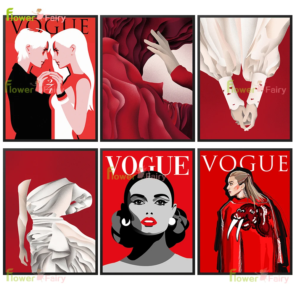 Red Vogue Fashion Girl Model Wall Art Canvas Painting Modern Women Man Nordic Poster Wall Pictures For Living Room Unframed
Red Vogue Fashion Girl Model Wall Art Canvas Painting Modern Women Man Nordic Poster Wall Pictures For Living Room Unframed