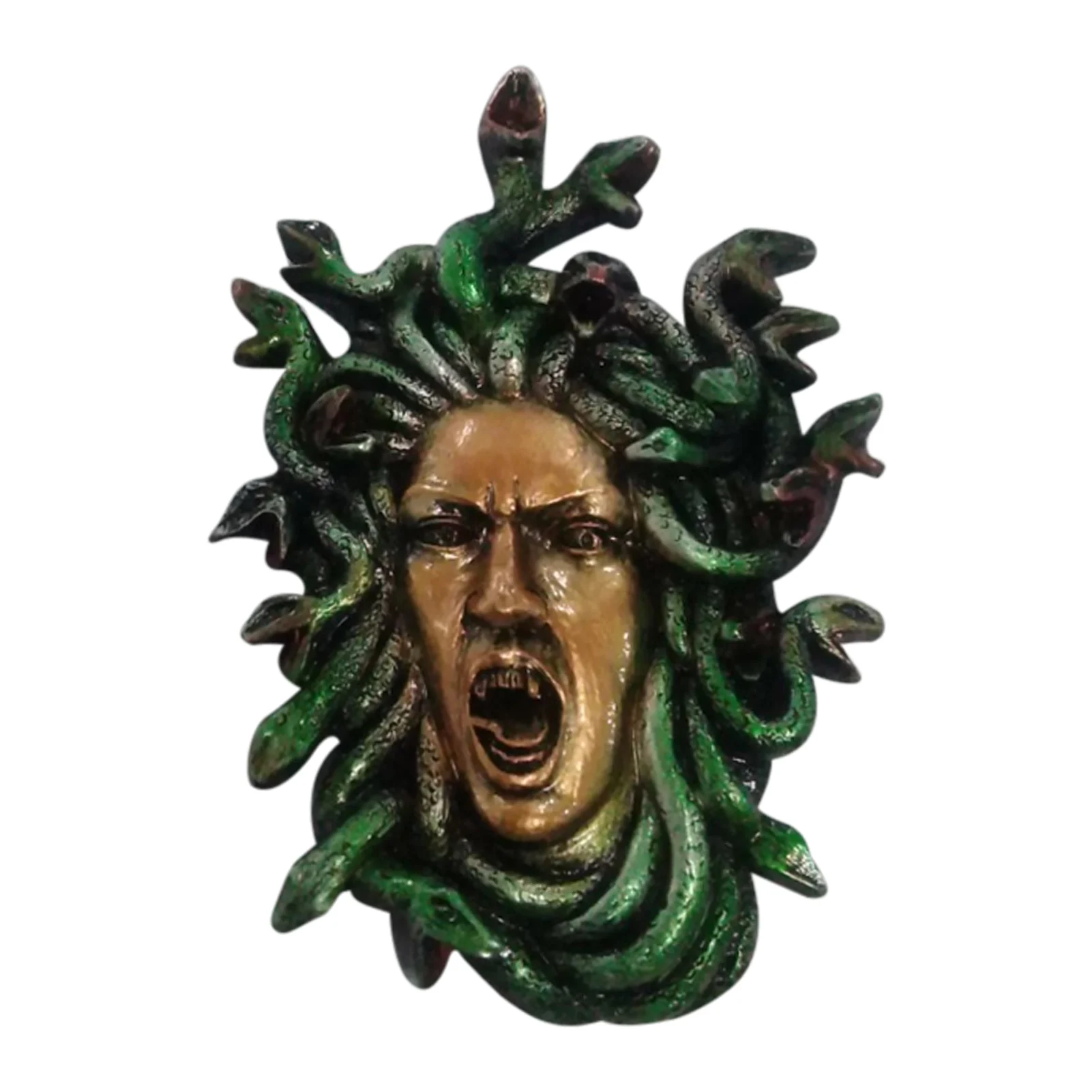 3D Medusa Head Of Snakes Statue Decoration Gothic Wall Plaque Decor Showpiece Lifelike Resin Sculpture Ornaments Wall Hanging
3D Medusa Head Of Snakes Statue Decoration Gothic Wall Plaque Decor Showpiece Lifelike Resin Sculpture Ornaments Wall Hanging
