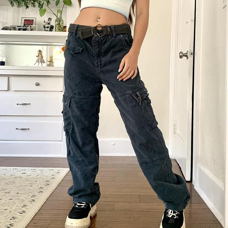 Streetwear Cargo Jeans Denim Black Boyfriend Baggy Jeans Pockets Patchwork Vintage Hip Hop Pants Women Y2K Aeshetic
Streetwear Cargo Jeans Denim Black Boyfriend Baggy Jeans Pockets Patchwork Vintage Hip Hop Pants Women Y2K Aeshetic