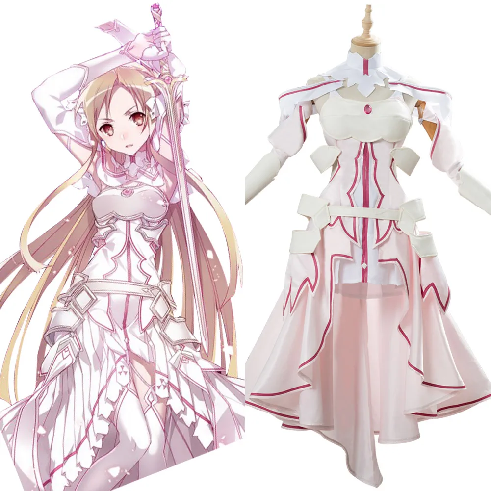 Аниме обувь для вечеринки в Стиле косплей Sword Art Online Юки костюм Asuna косплея