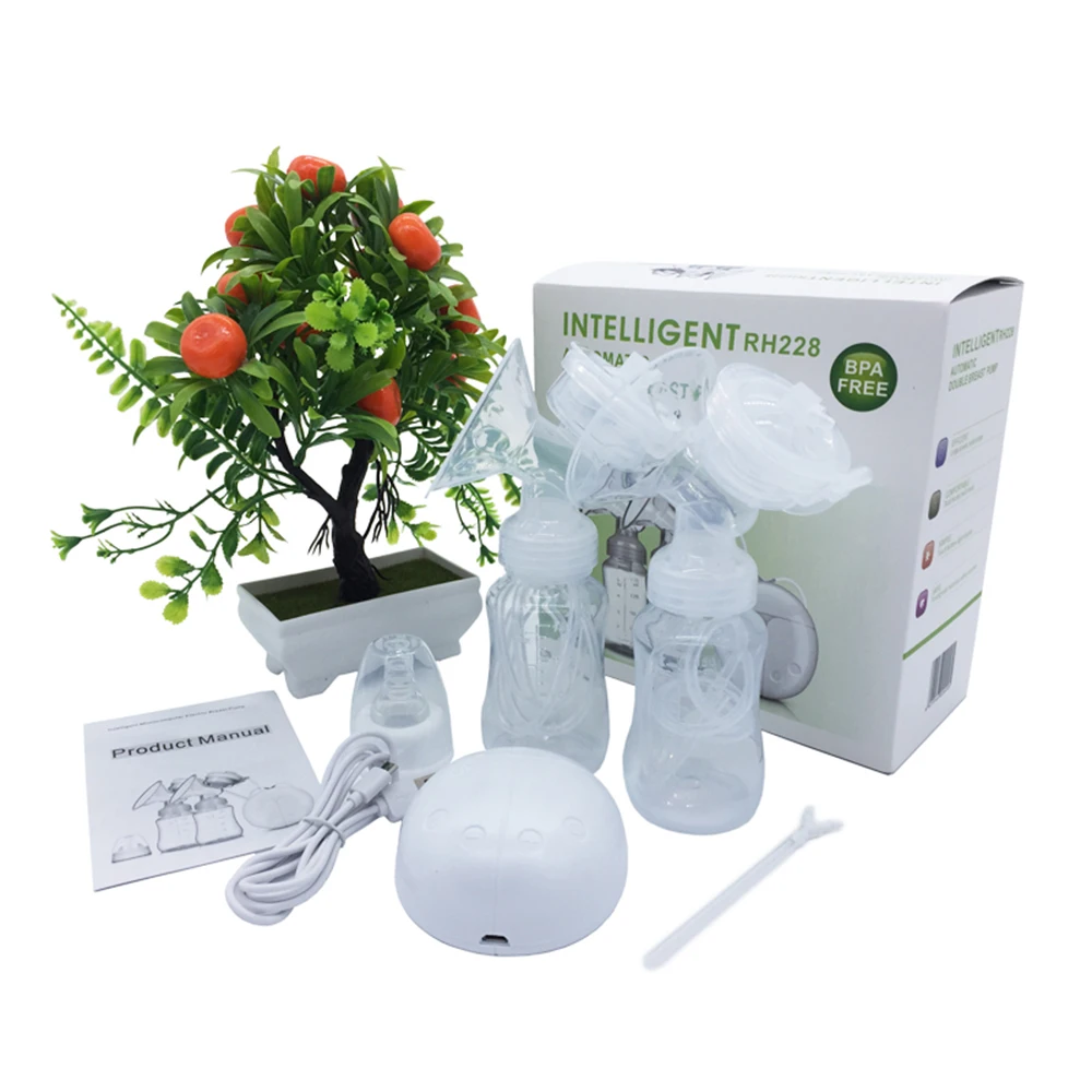 Electric breast pump unilateral and bilateral breast pump manual silicone breast pump baby breastfeeding accessories
Electric breast pump unilateral and bilateral breast pump manual silicone breast pump baby breastfeeding accessories