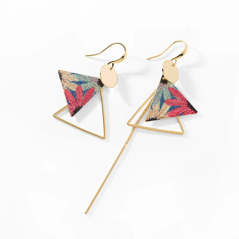 Fashion Women Dangle Earring Geometric Asymmetrical Triangle Square Earring Gold Charm Trendy Jewelry
Fashion Women Dangle Earring Geometric Asymmetrical Triangle Square Earring Gold Charm Trendy Jewelry