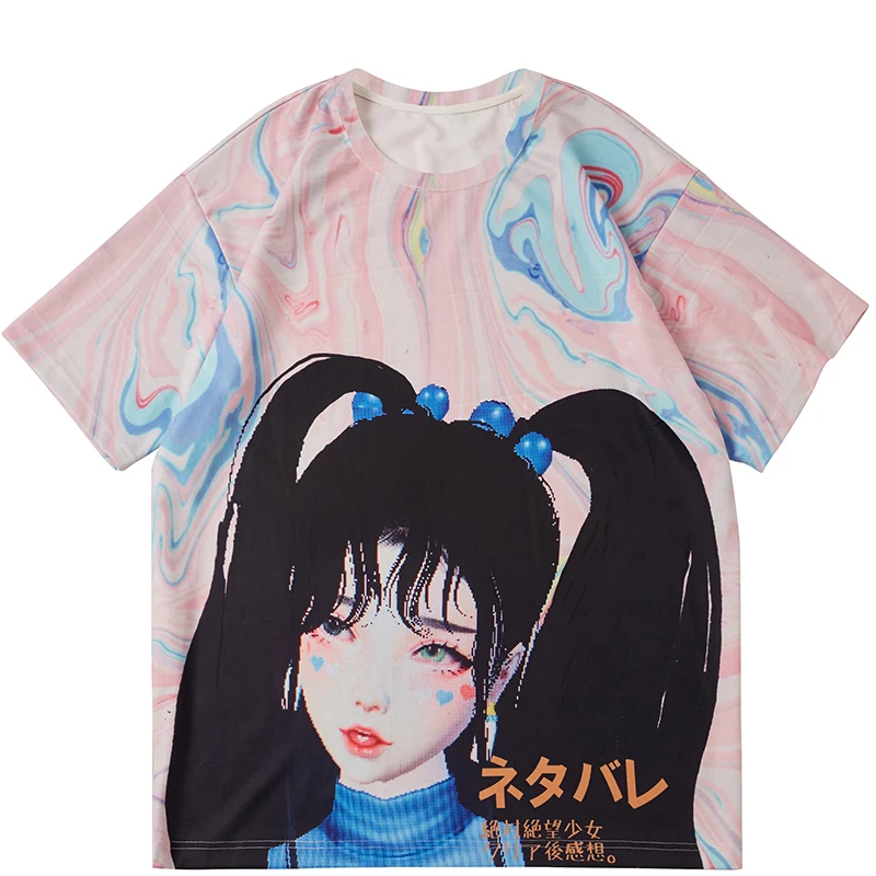 Kawaii аниме женская футболка Y2k 2021 летние топы футболки Harajuku футболка для женщин уличная одежда в винтажном стиле; Модные женские футболки
Kawaii аниме женская футболка Y2k 2021 летние топы футболки Harajuku футболка для женщин уличная одежда в винтажном стиле; Модные женские футболки