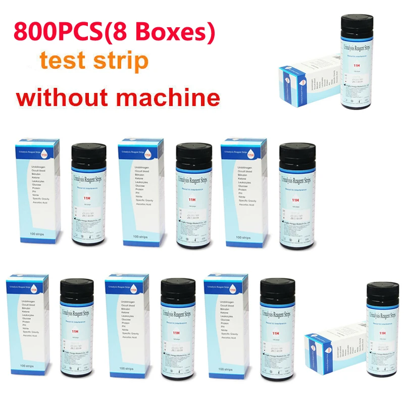 Тест полоска для мочи BC401 BC400 100/200/400/600/800 шт. 11 параметров тест Анализатора Мочи