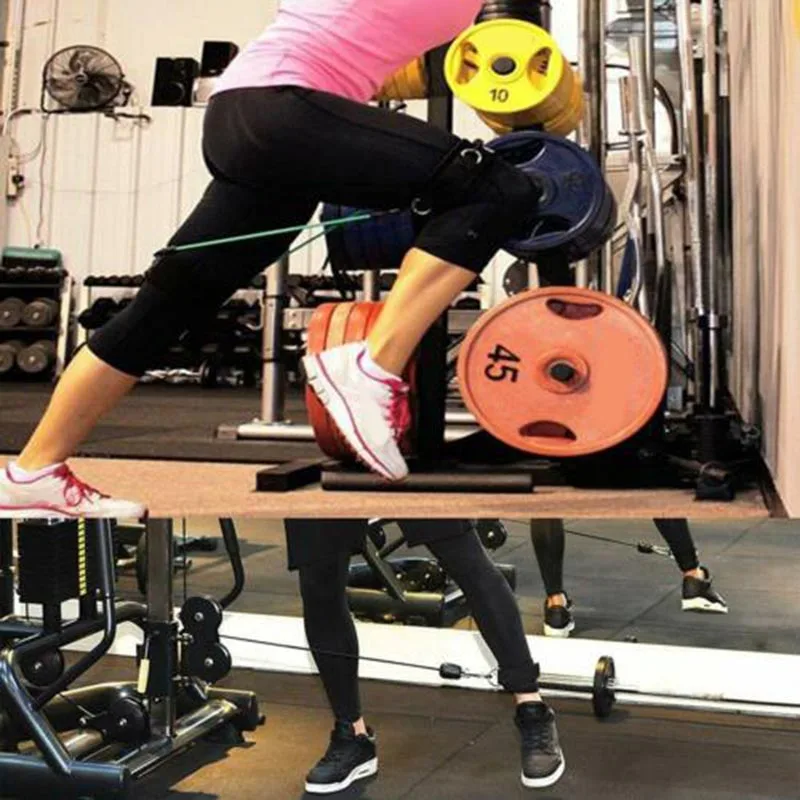 

Hot 1 Pair Thigh Strap Neoprene Padded Fitness Legs Cuff Strength Training Strap MVI-ing