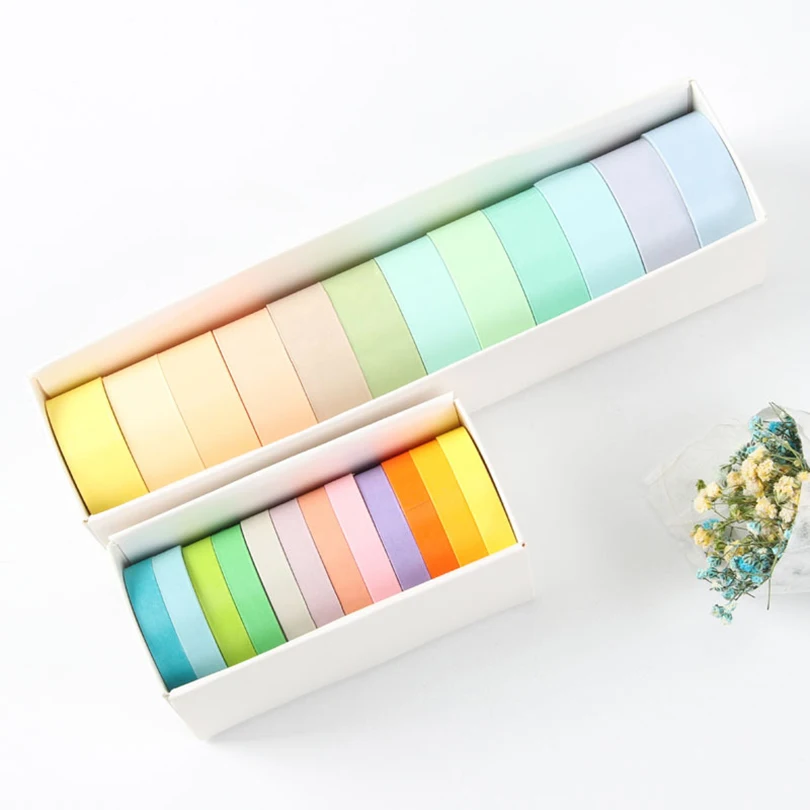 12 шт набор декоративного скотча Васи Макарон декоративная лента Washi Базовые наклейки Washitape однотонные Цвет клейкую ленту 3м школьные принад...
12 шт набор декоративного скотча Васи Макарон декоративная лента Washi Базовые наклейки Washitape однотонные Цвет клейкую ленту 3м школьные принад...