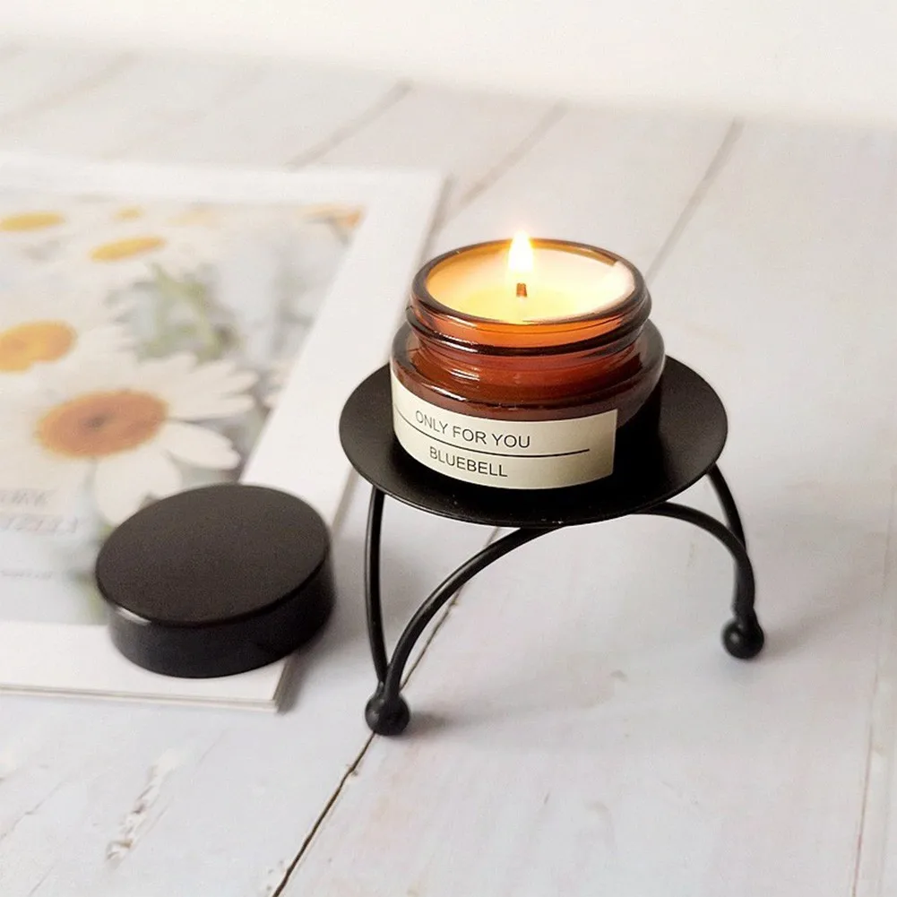 Romantic aromatherapy candle holder wrought iron tray base decorative ornaments cute simple modern candle holder
Romantic aromatherapy candle holder wrought iron tray base decorative ornaments cute simple modern candle holder