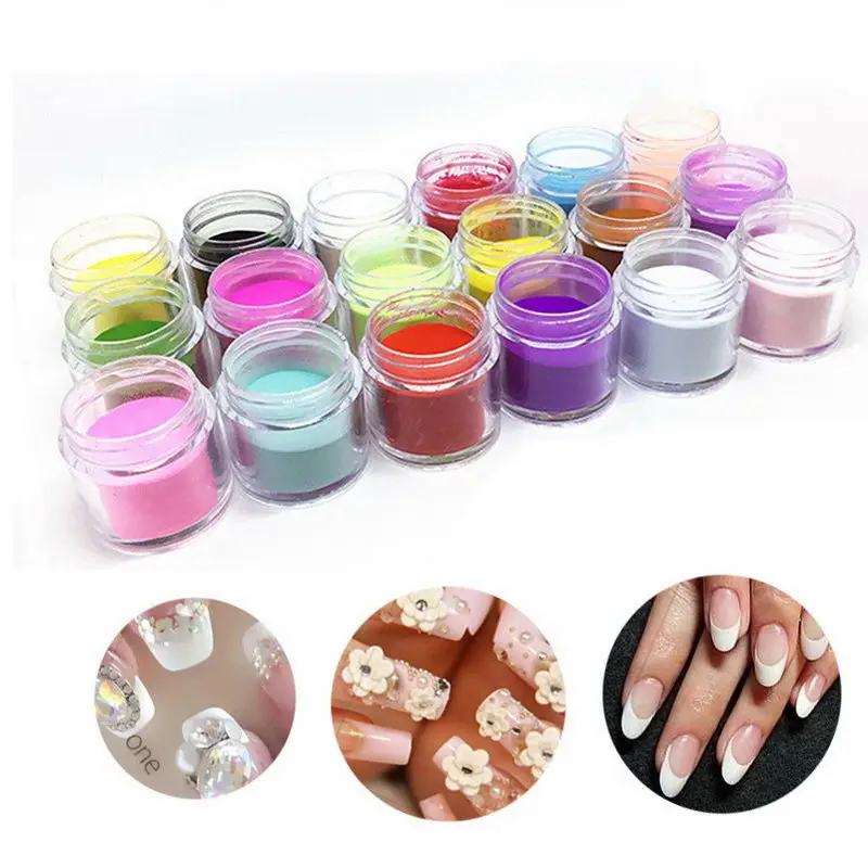 18 Color Crystal Powder Carved Special High Purity Crystal Powder Nail Tool KG66
18 Color Crystal Powder Carved Special High Purity Crystal Powder Nail Tool KG66