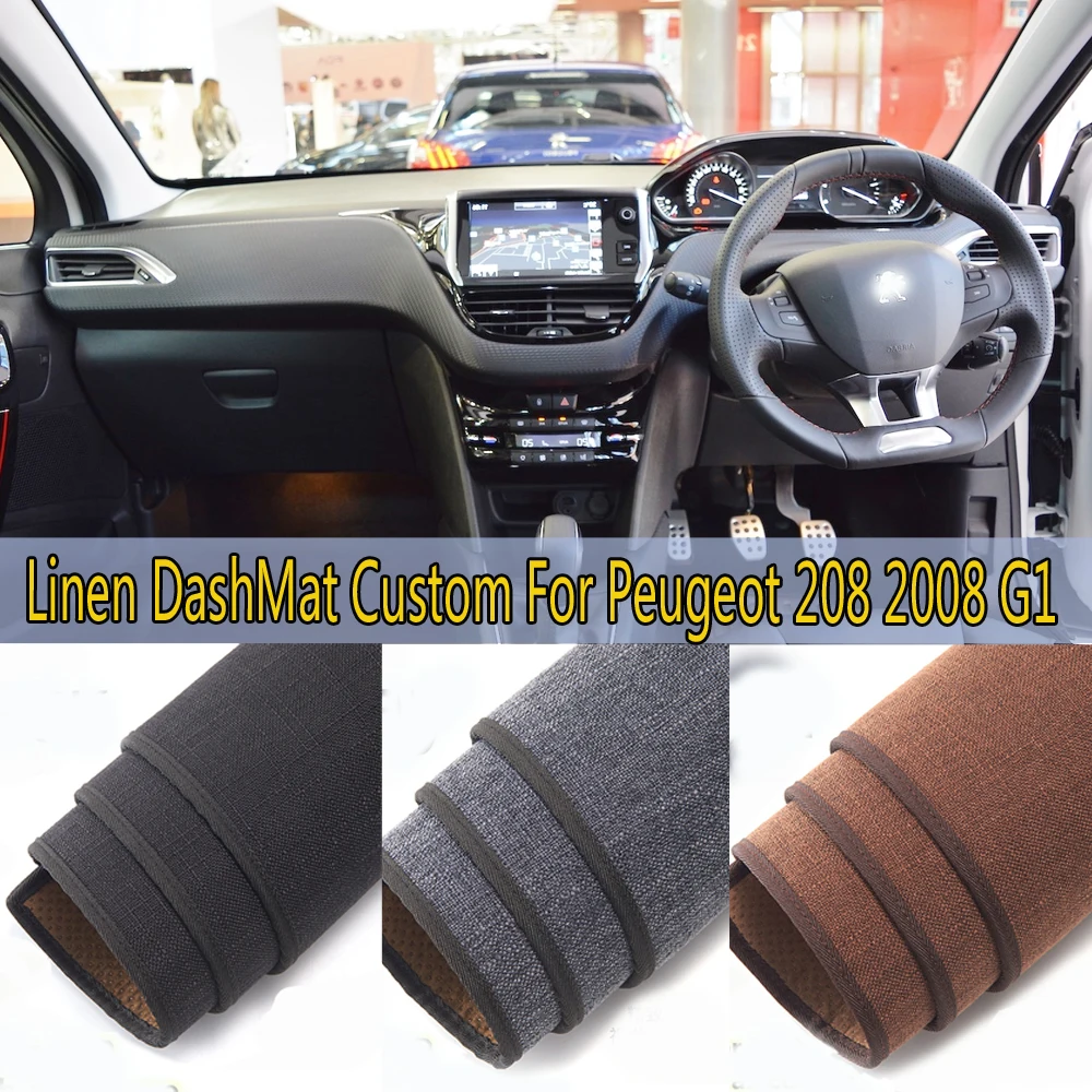 Car Styling Linen Dash Mat Covers Dashmat Dashboard Pads Carpet Accessories For Peugeot 208 2008 2012 -2017 2016 2014 2015
Car Styling Linen Dash Mat Covers Dashmat Dashboard Pads Carpet Accessories For Peugeot 208 2008 2012 -2017 2016 2014 2015