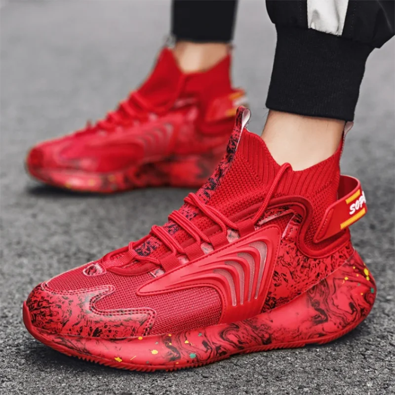 Men's and Women's Daily Comfortable Front Strap Casual Shoes Red Fashion Trend Sports Shoes Breathable Running Shoes HL004
Men's and Women's Daily Comfortable Front Strap Casual Shoes Red Fashion Trend Sports Shoes Breathable Running Shoes HL004