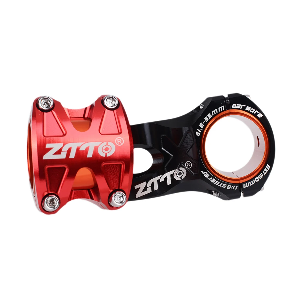 ZTTO 0 градусов Rise DH AM Enduro 28 6 мм Stem Bike 50 MTB алюминиевый сплав CNC для руля 35 мм/31 8 | Спорт