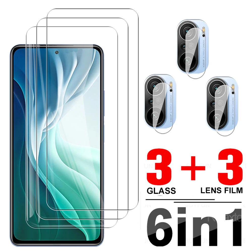 

6in1 Tempered Glass For Xiaomi Mi 11i Screen Protector For Xiamoi 11 Lite 5G NE Xiomi 10T 11T 9T Pro Camera Lens Protective Film