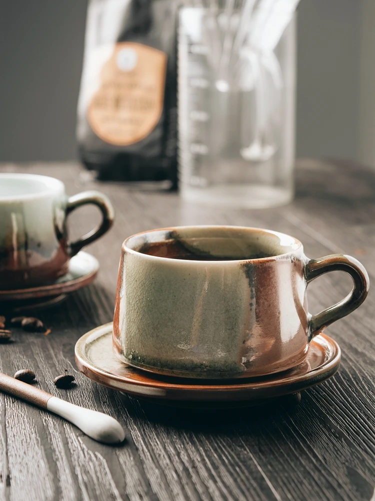 Vintage Coffee Cup Ceramic Coffee Mug Reusable Drinkware Japanese Teacup And Saucer Espresso Taza Cafe Ceramica Kitchenware
Vintage Coffee Cup Ceramic Coffee Mug Reusable Drinkware Japanese Teacup And Saucer Espresso Taza Cafe Ceramica Kitchenware