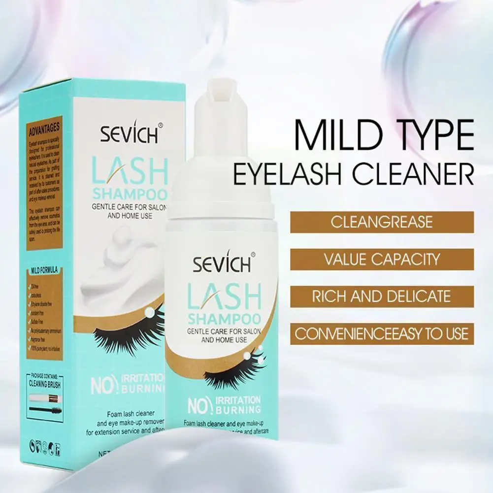 50ml Eyelash Extensions Brush Cleaning Foam Shampoo Kit Eye Lash Glue Cleaner No Stimulation Pump Design Makeup Clean for W A6P3
50ml Eyelash Extensions Brush Cleaning Foam Shampoo Kit Eye Lash Glue Cleaner No Stimulation Pump Design Makeup Clean for W A6P3