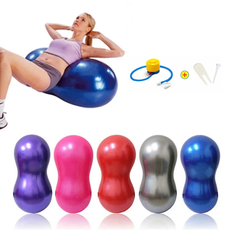 90cm Pilates Yoga Ball Sports Gym Peanut Fitness PVC Anti-Burst Balance Fitball Home Workout Massage s With Pump
90cm Pilates Yoga Ball Sports Gym Peanut Fitness PVC Anti-Burst Balance Fitball Home Workout Massage s With Pump
