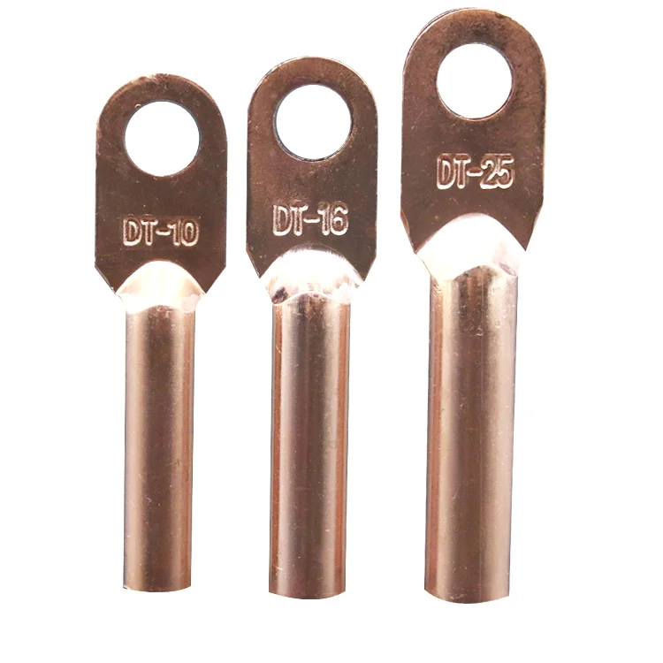 DT-50 Wire Terminal Copper Crimp Splice Silver Tin Plated Block Bare Bolt Hole Nose Tube LUG Cable Connector
DT-50 Wire Terminal Copper Crimp Splice Silver Tin Plated Block Bare Bolt Hole Nose Tube LUG Cable Connector