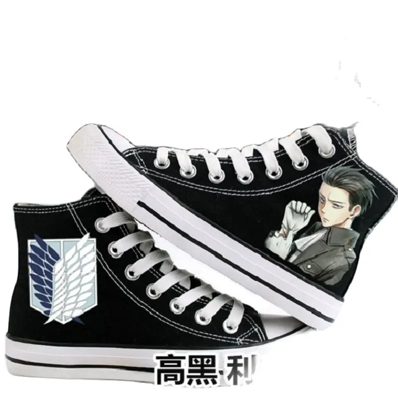 Anime Cos Attack on Titan Levi Ackerman Heichov Casual plimsolls Canvas Shoes rope soled shoes
Anime Cos Attack on Titan Levi Ackerman Heichov Casual plimsolls Canvas Shoes rope soled shoes