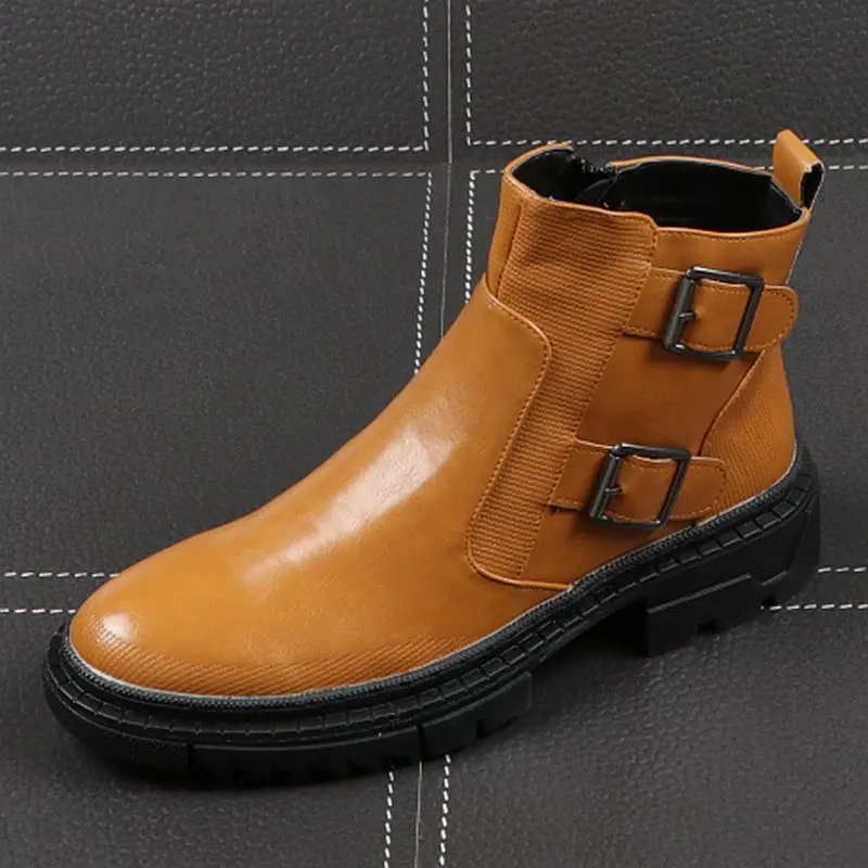 CuddlyIIPanda Men Fashion Casual Ankle Boots Spring Autumn Metal Decoration Size Zipper Boots Male Youth Trending Retro Boots
CuddlyIIPanda Men Fashion Casual Ankle Boots Spring Autumn Metal Decoration Size Zipper Boots Male Youth Trending Retro Boots