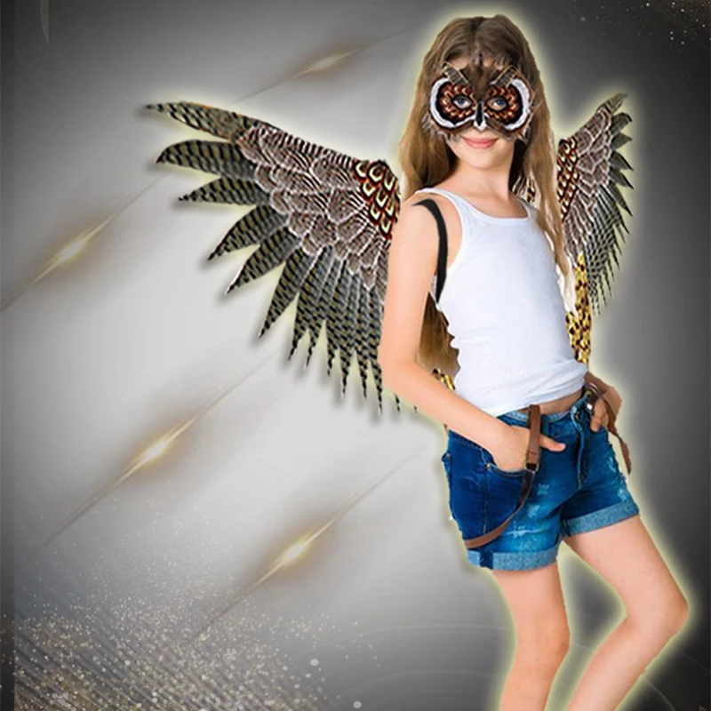 Cosplay Child Owl Wing Costumes Fashion Cosplay Costume Party Wing Prop Masquerade Accessories Halloween Carnival Gift
Cosplay Child Owl Wing Costumes Fashion Cosplay Costume Party Wing Prop Masquerade Accessories Halloween Carnival Gift